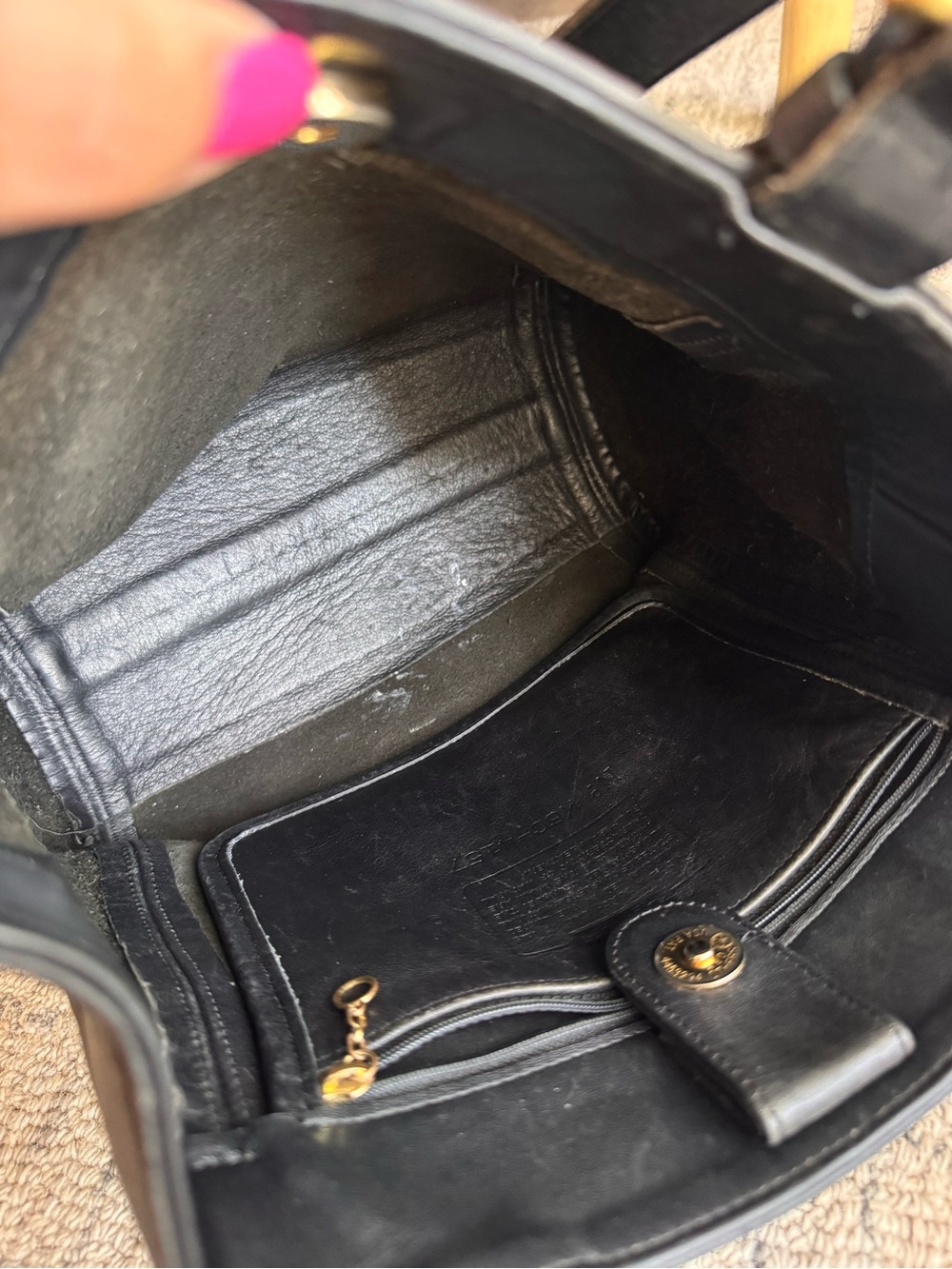 Vintage Coach Bag 4157 Waverly SoHo Buckle Bag Black Leather - Picture 7 of 8